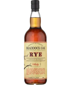 Braddock Oak Single Barrel Rye 750ml