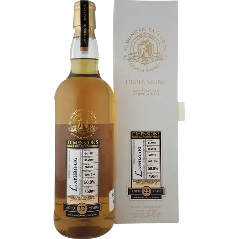 Dimensions Laphroaig 22 Year 750ml Dimensions Laphroaig 22 Year 750ml
