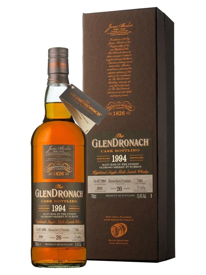 GlenDronach 26 Year Old 1994 Oloroso Sherry Puncheon GlenDronach 26 Year Old 1994 Oloroso Sherry Puncheon