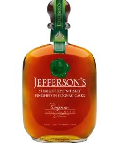 Jefferson’s Straight Rye Whiskey Cognac Finish 750ml