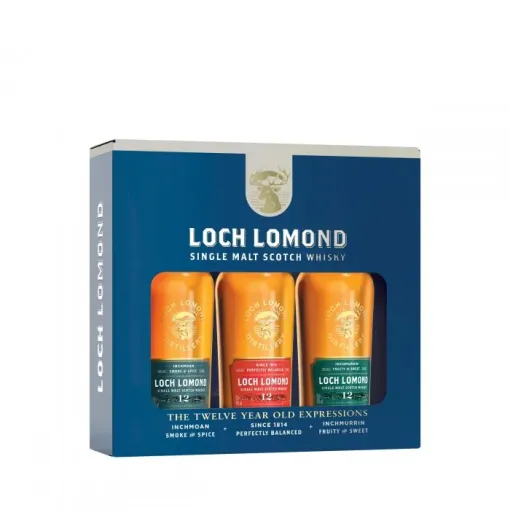 Loch Lomond 12 Year Old Gift Set 3x20cl Loch Lomond 12 Year Old Gift Set 3x20cl