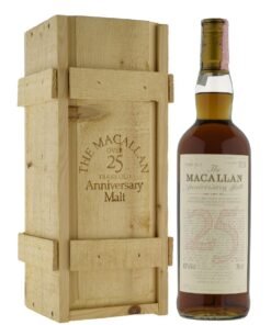 Macallan 1975 25 Year Old Anniversary Malt (bottled 2000) w/wooden box 750ml