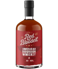 Red Blooded 4 Yr American Bourbon Whiskey 750ml High Quality