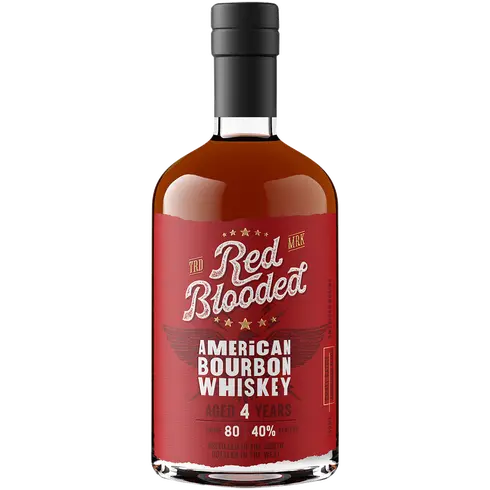 Red Blooded 4 Yr American Bourbon Whiskey 750ml High Quality Red Blooded 4 Yr American Bourbon Whiskey 750ml High Quality