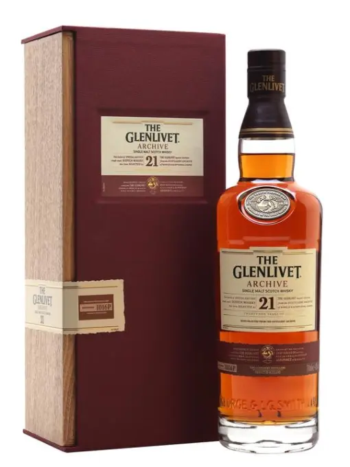 THE GLENLIVET ARCHIVE 21 YEAR OLD SINGLE MALT SCOTCH WHISKY THE GLENLIVET ARCHIVE 21 YEAR OLD SINGLE MALT SCOTCH WHISKY