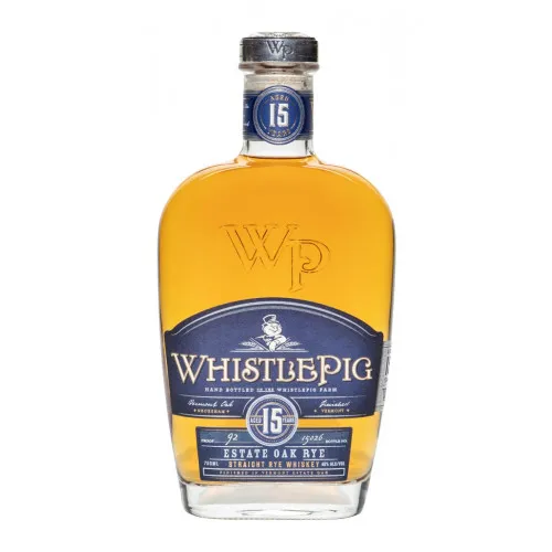 WhistlePig Estate Oak Rye Aged 15 Years WhistlePig Estate Oak Rye Aged 15 Years